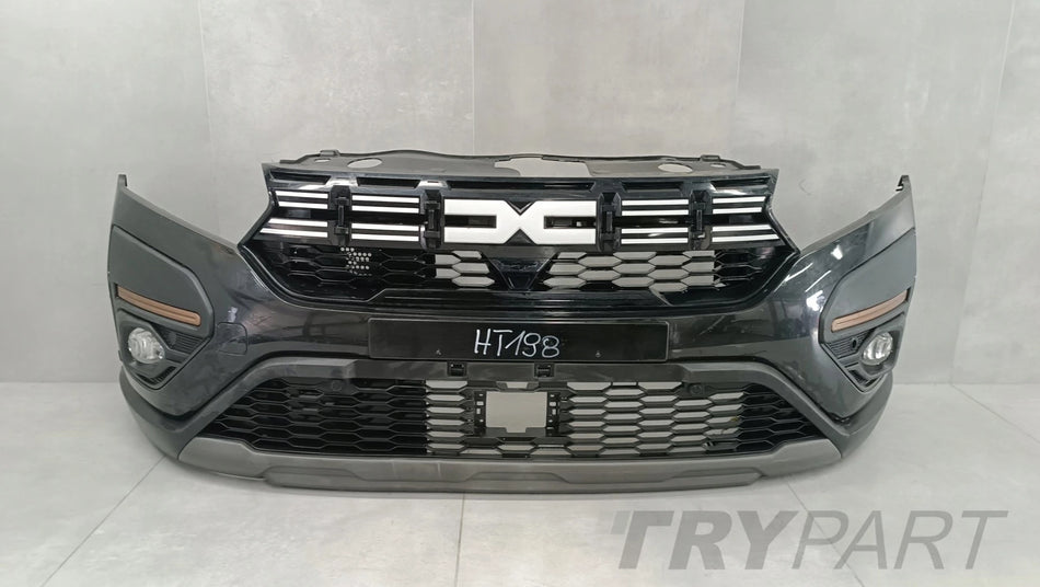 FRONT BUMPER DACIA SANDERO III STEPWAY lift 22-25 / + FOG LIGHTS + W
