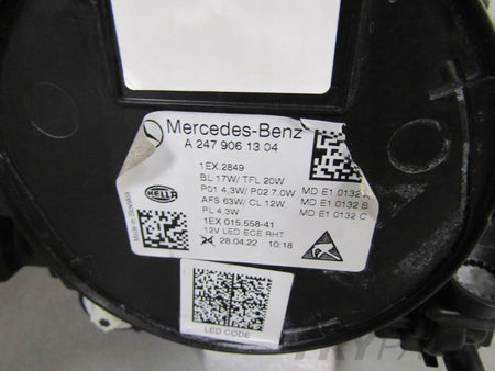 MERCEDES B-CLASS W247 LIFT MULTIBEAM 23- HEADLIGHT LH LEFT A2479061304