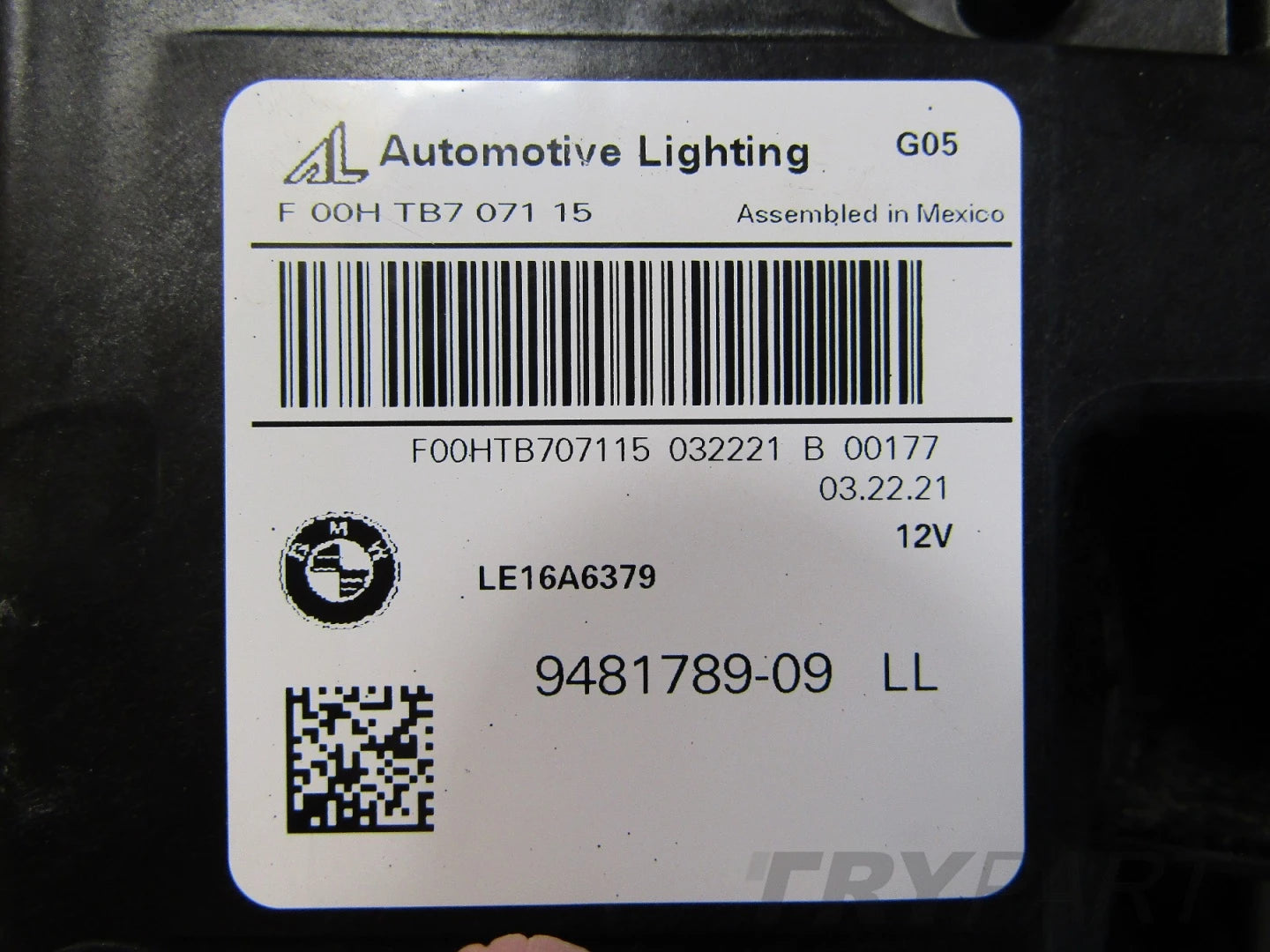 BMW X5 G05 X6 G06 LASER Headlight 18-23 LH LEFT 9481789-09 LL