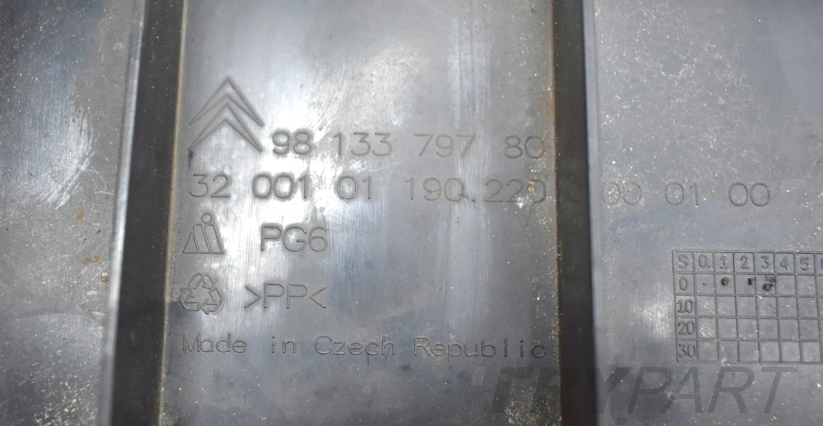 CITROEN C3 III Engine Shield Plate Floor Bumper ORG