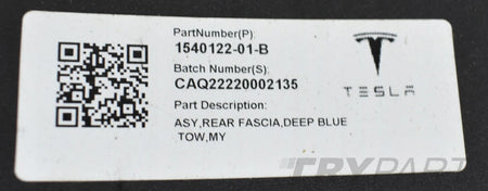 TESLA MODEL Y REAR BUMPER ORG + BOTTOM
