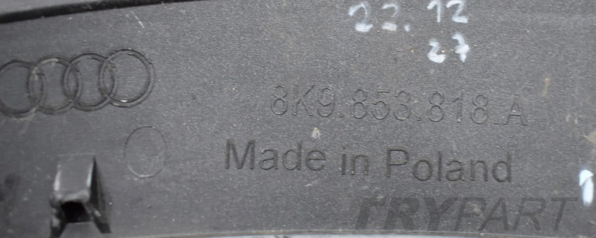 AUDI A4 B8 8K9 ALLROAD RIGHT REAR FENDER TRIM ORIGINAL