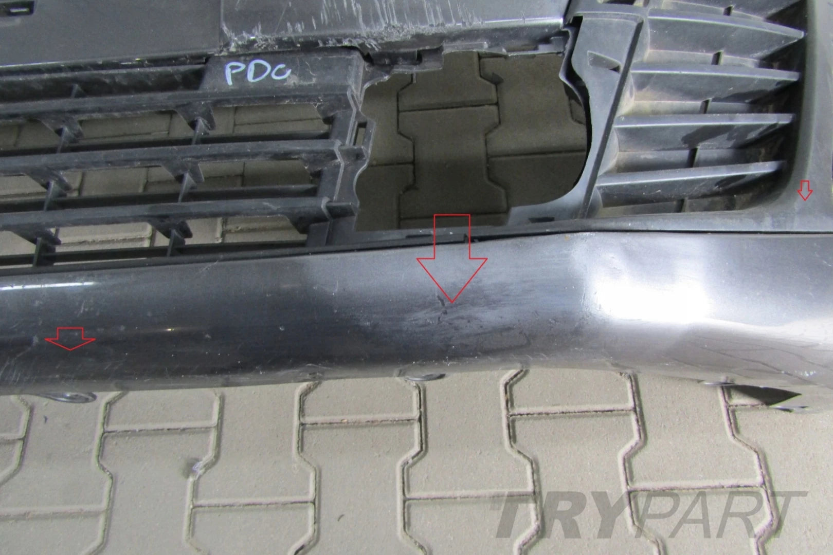 Front Bumper Peugeot Expert 3 III 16-