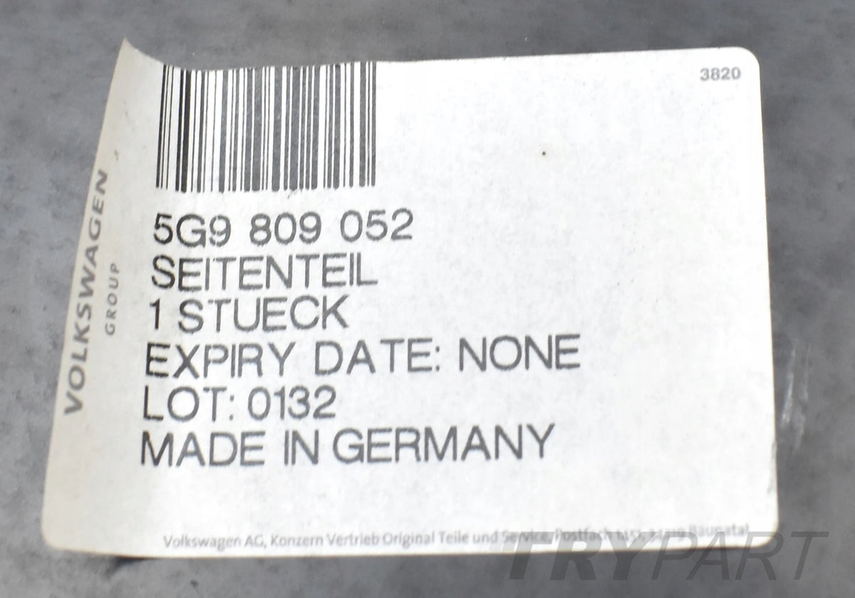 VW GOLF VII 5G9 RIGHT FENDER HOUSING REAR RIGHT ORG ESTATE