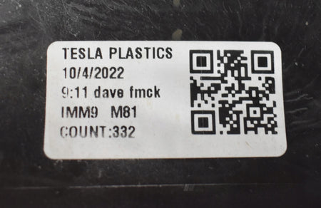 TESLA MODEL S RIGHT SILL MOULDING ORG
