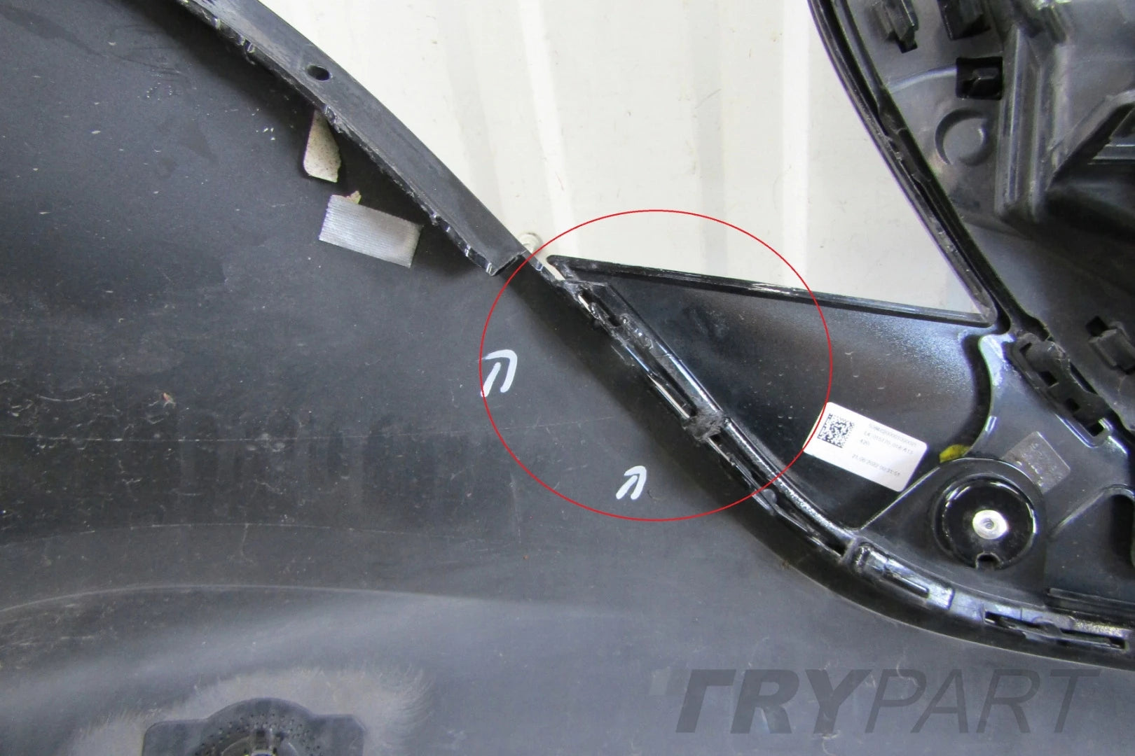 Front Bumper Mercedes EQC AMG 293 19-