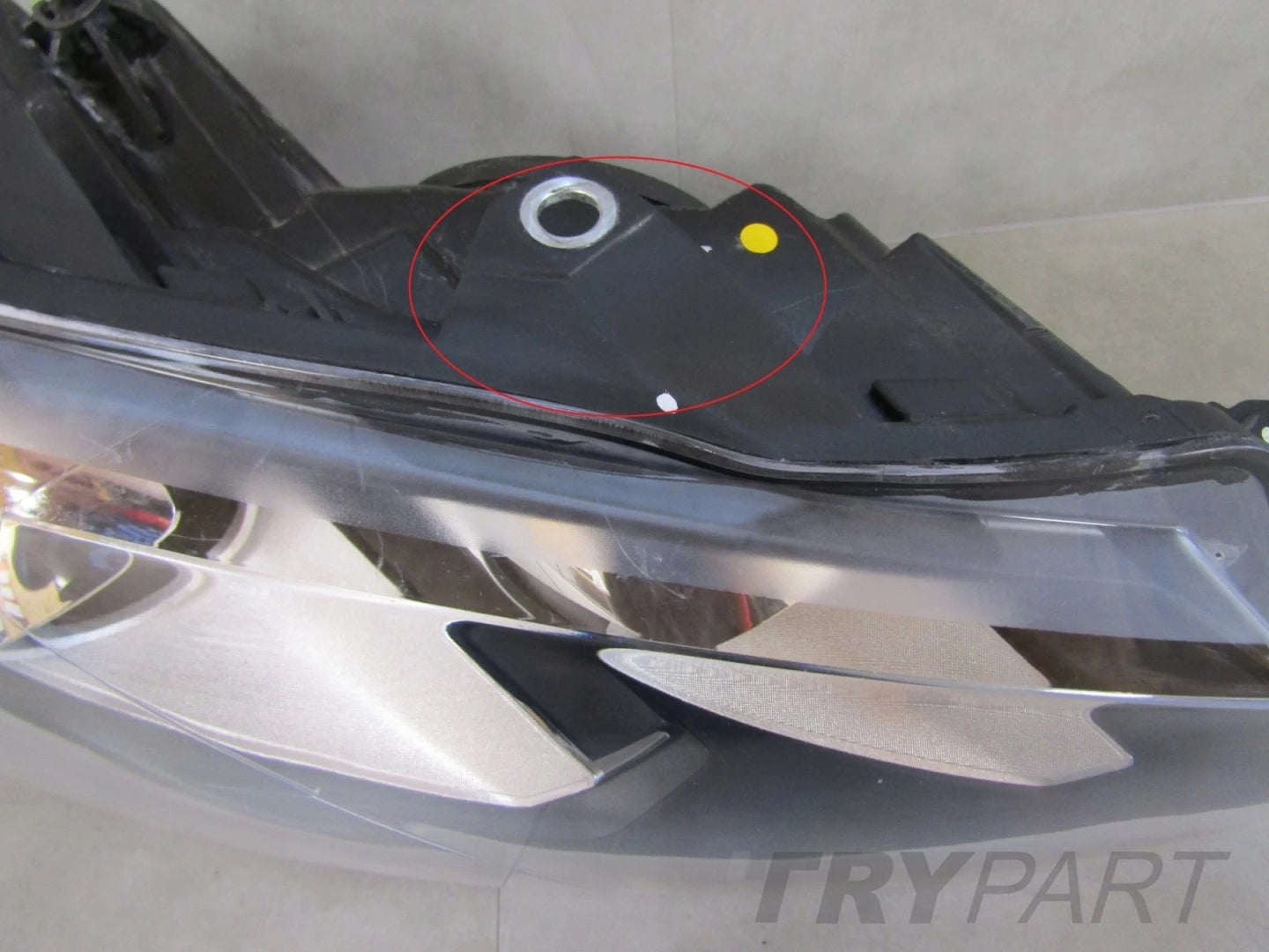 HEADLIGHT VW GOLF VI 6 XENON ACTIVE BENDING RH RIGHT 08-12