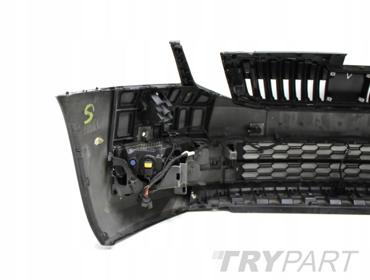 SKODA OCTAVIA III FACELIFT 5E0 FRONT BUMPER ORG + GRILLE + VENTS