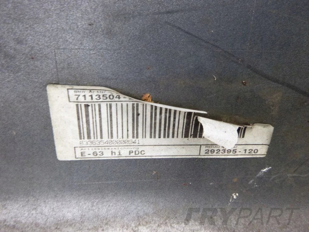 BMW 6 E63 E64 Rear Bumper