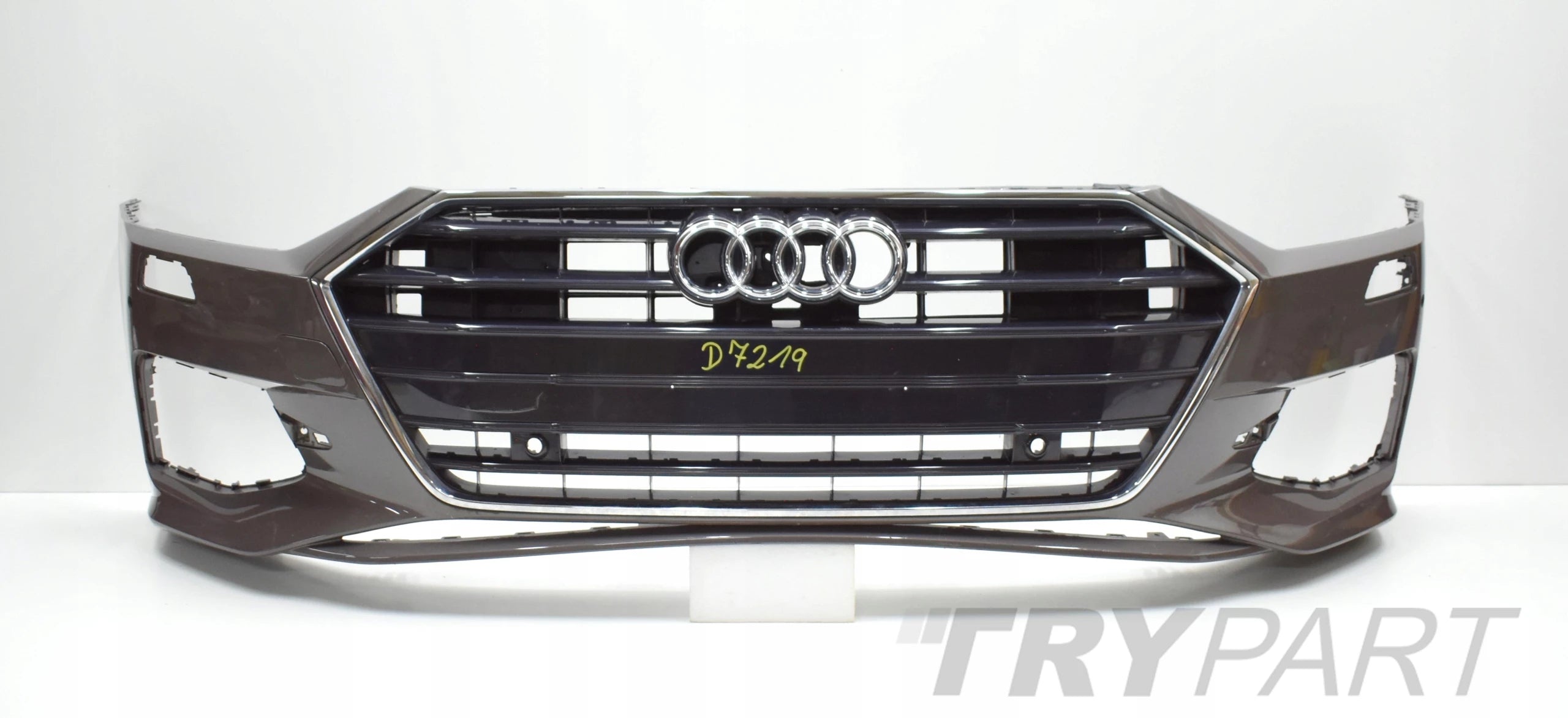 AUDI A7 C8 4K8 FRONT BUMPER ORG + CHROME