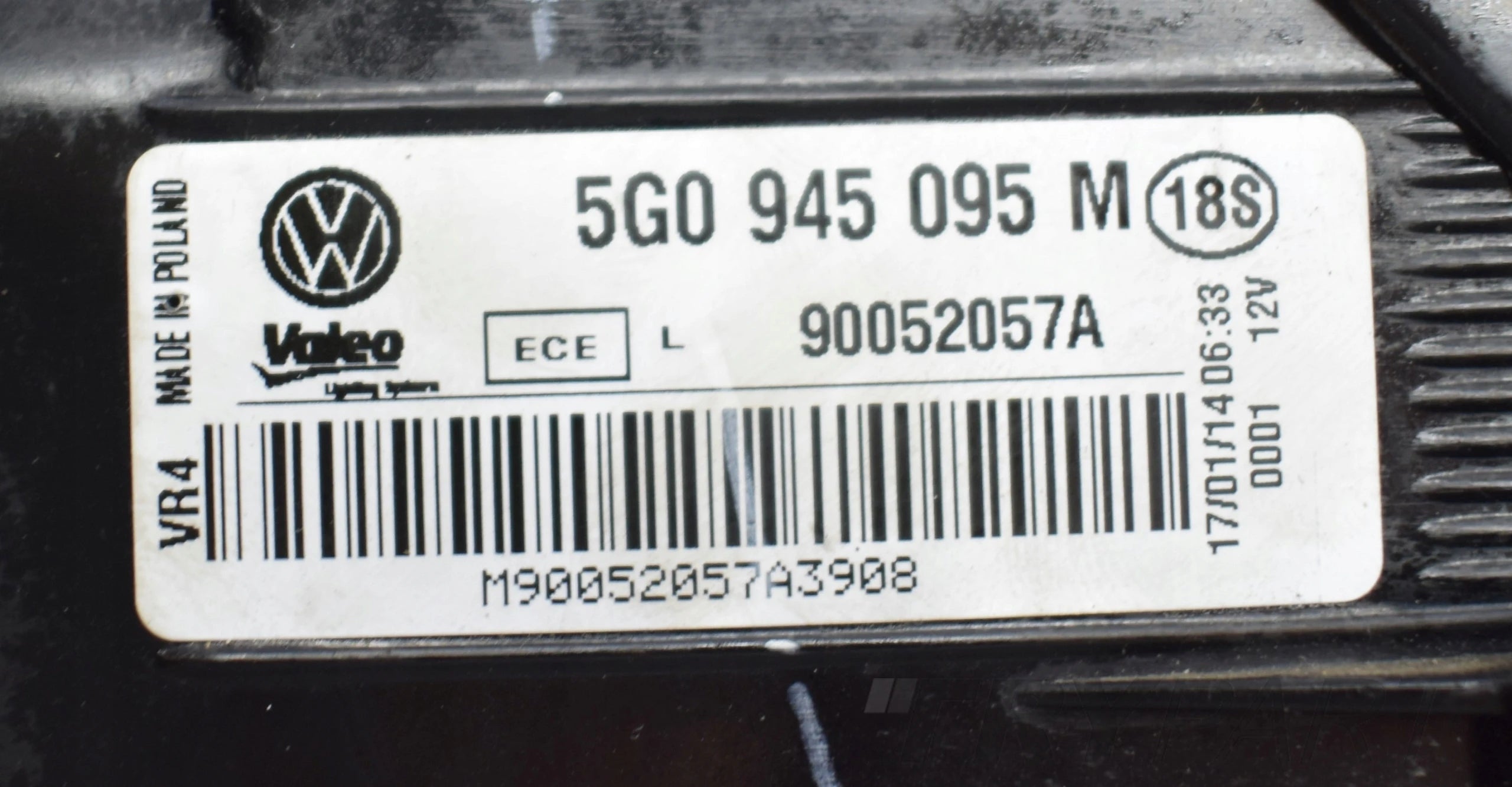 VW GOLF VII 5G0 LEFT REAR LIGHT ORG EU HB