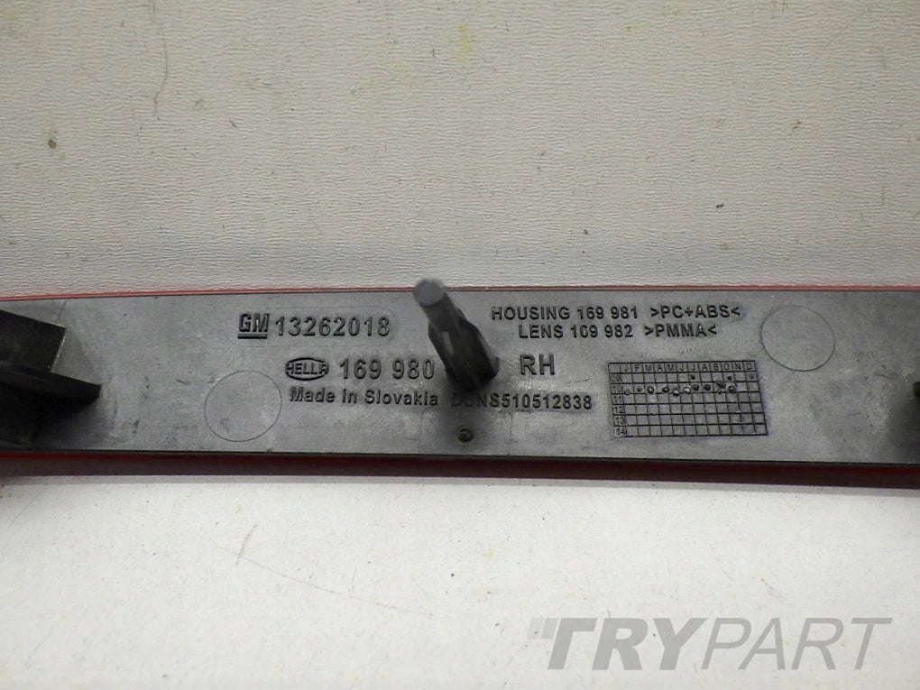 OPEL ASTRA J IV 4 HB REAR LEFT REFLECTOR