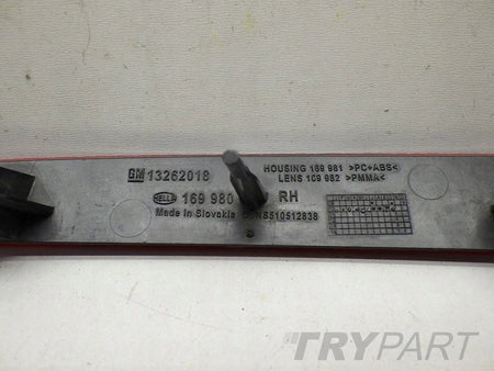 OPEL ASTRA J IV 4 HB REAR LEFT REFLECTOR