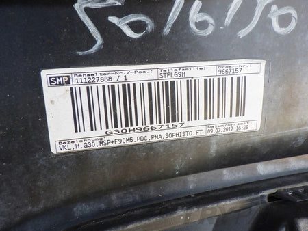 BMW 5 G30 SEDAN M PACKAGE rear bumper