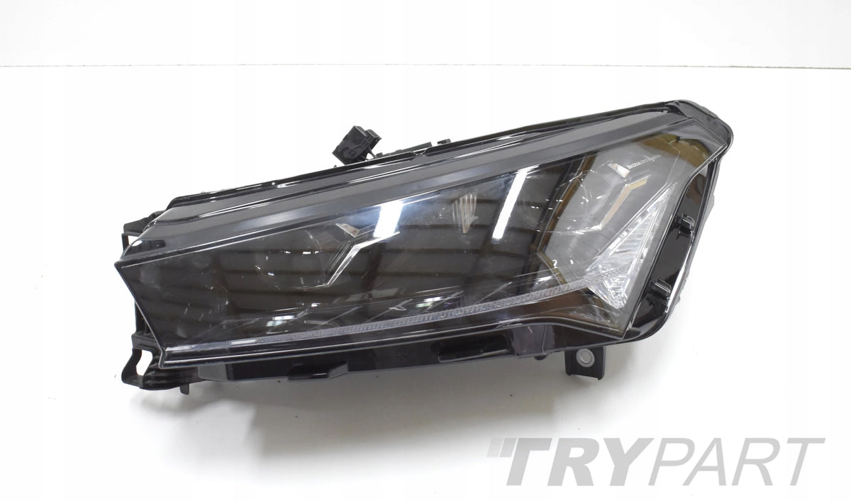 SKODA ENYAQ 5LB LEFT FRONT HEADLIGHT CRYSTAL ORG EU 5LB941015H
