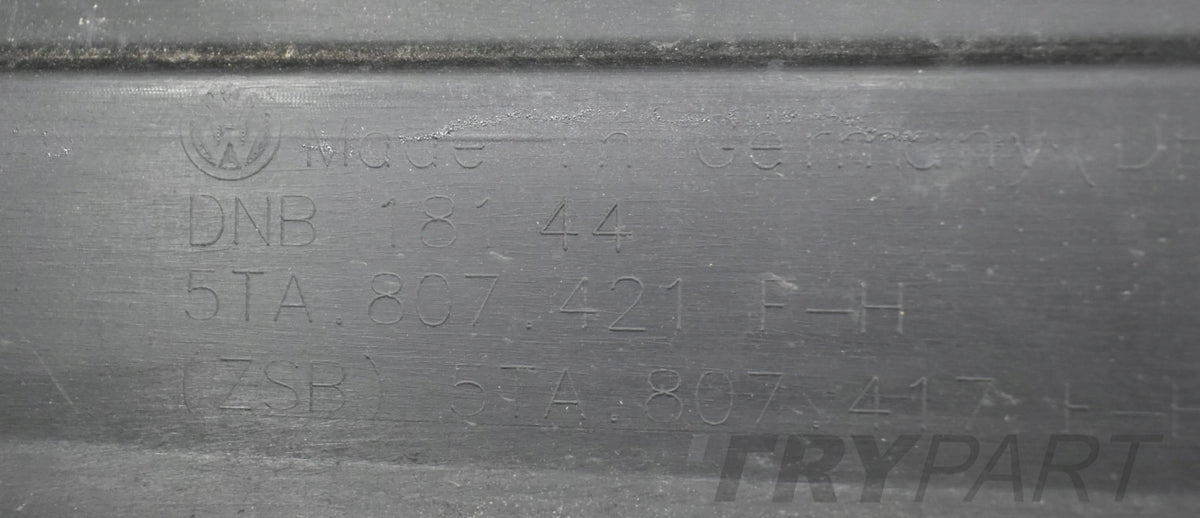 VW TOURAN III 5TA R LINE REAR BUMPER ORG + BOTTOM