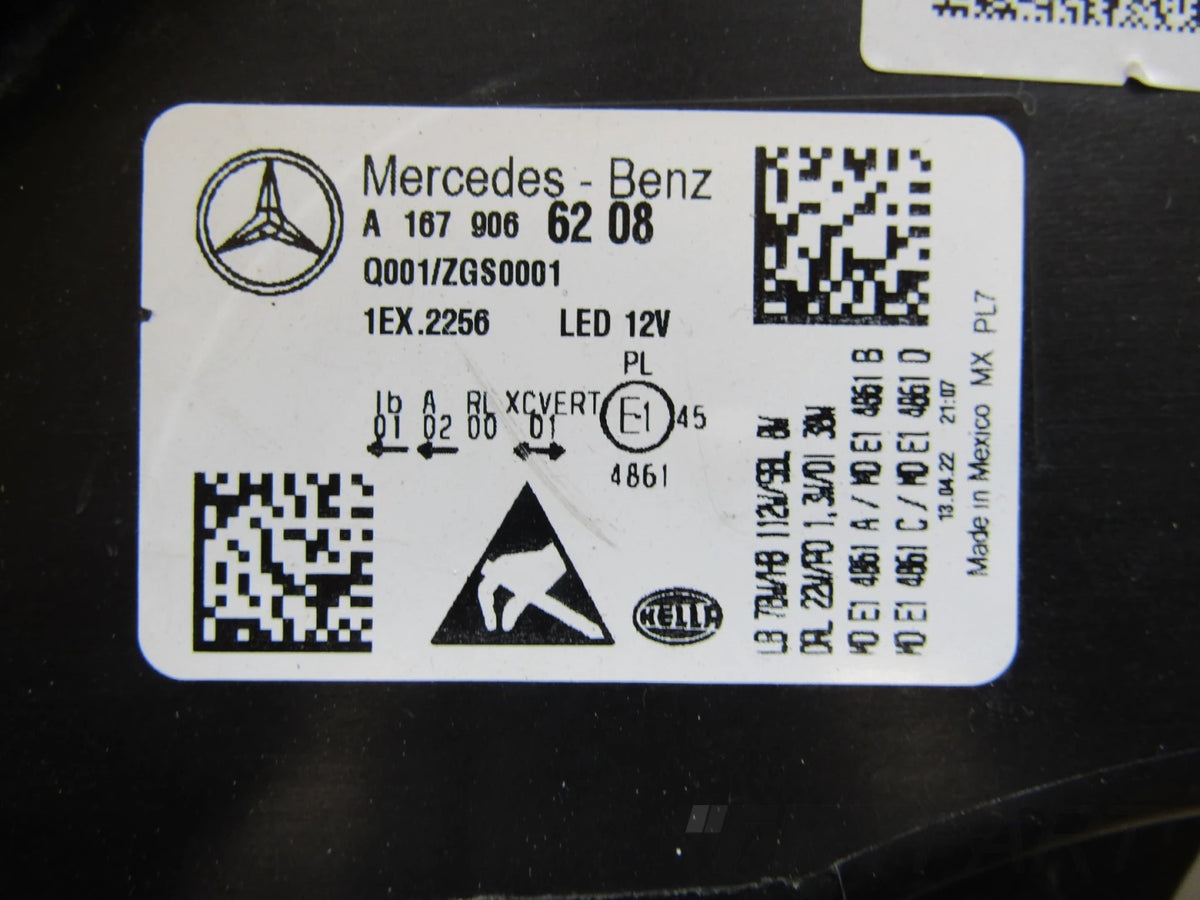 MERCEDES GLS X167 W167 FULL LED MULTIBEAM RH HEADLIGHT 19- A1679066208