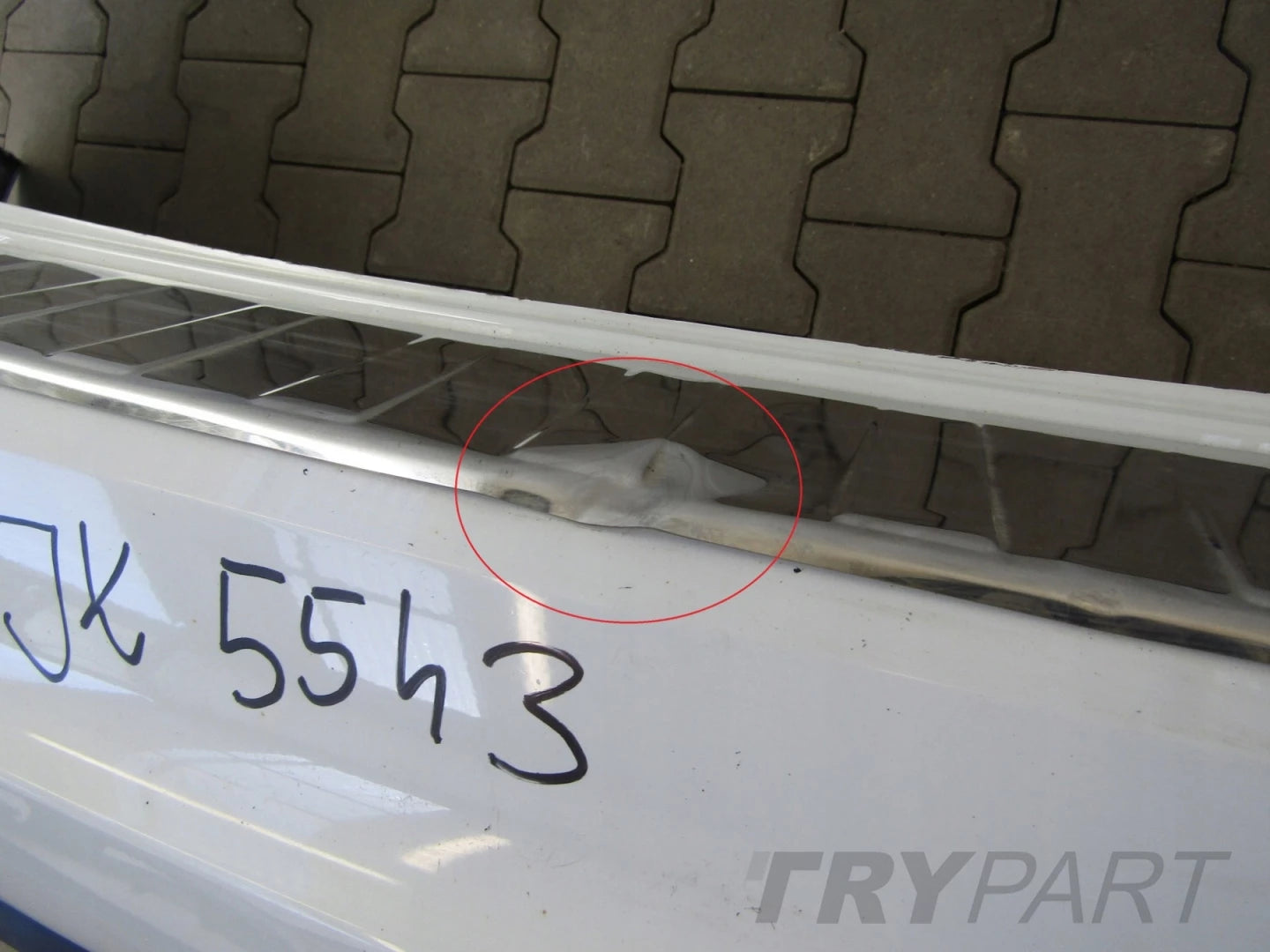 Rear Bumper VW Sharan II 2 7N0 10-
