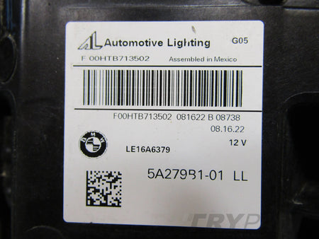 BMW X5 G05 X6 G06 LASER SHADOW LINE 18-23 LH LEFT HEADLIGHT 5A279B1