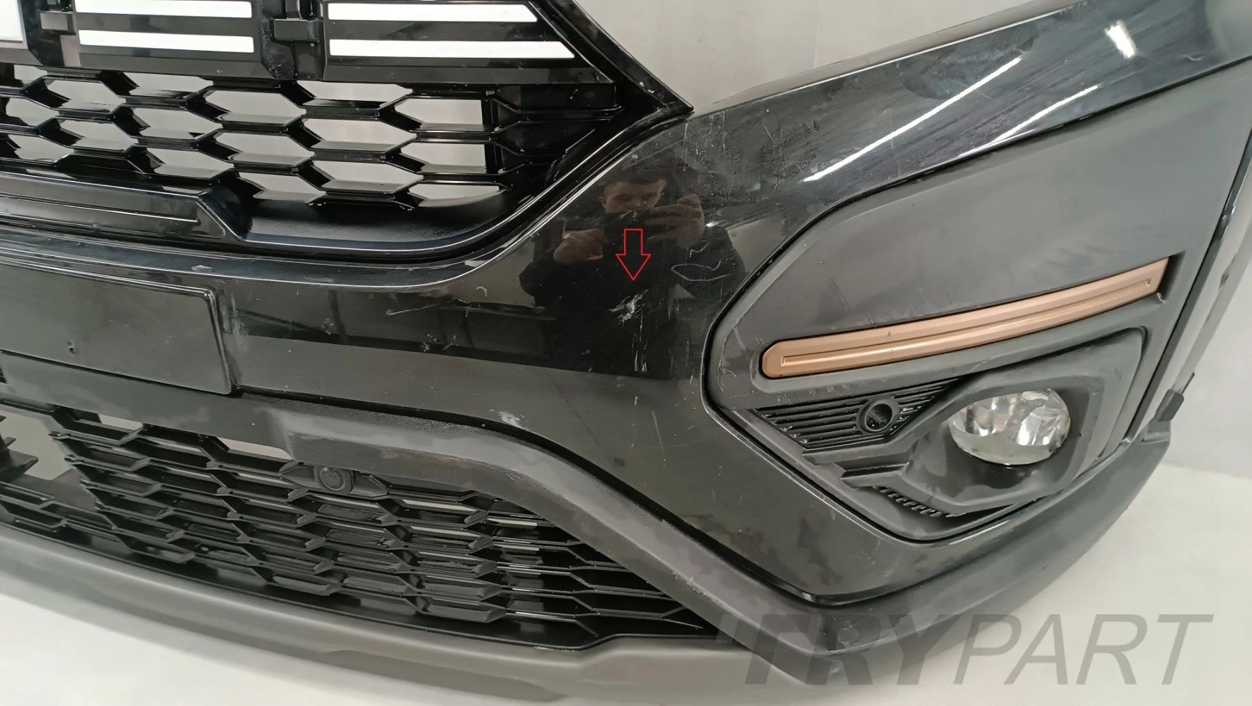 FRONT BUMPER DACIA SANDERO III STEPWAY lift 22-25 / + FOG LIGHTS + W