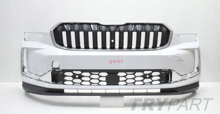 SKODA KODIAQ II 57H Original Front Bumper + Grill