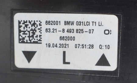 BMW 5 G31 LIFT LCI LEFT REAR EXTERIOR LED LAMP ESTATE ORG EU