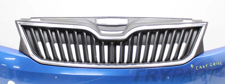 SKODA RAPID 5JA FRONT BUMPER ORG + GRILLE + VENTS + BOTTOM