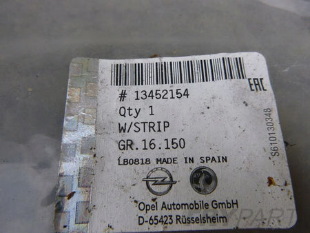 OPEL ADAM 3d Door Seal Right