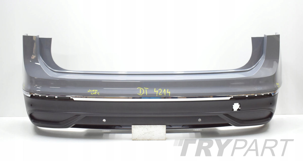 VW TIGUAN II LIFT 5NA REAR BUMPER ORIGINAL + CHROME