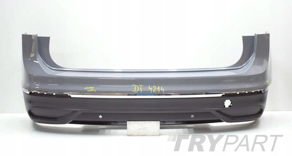 VW TIGUAN II LIFT 5NA REAR BUMPER ORIGINAL + CHROME