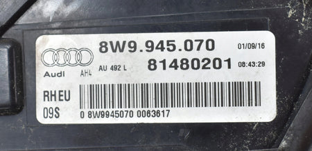 AUDI A4 B9 8W9 RIGHT REAR TAIL LIGHT COMBI ORG EU 8W9945070