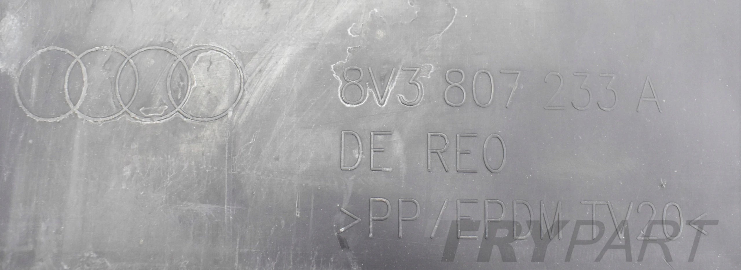 AUDI A3 8V3 S LINE BUMPER PLATE ENGINE COVER UNDERBODY