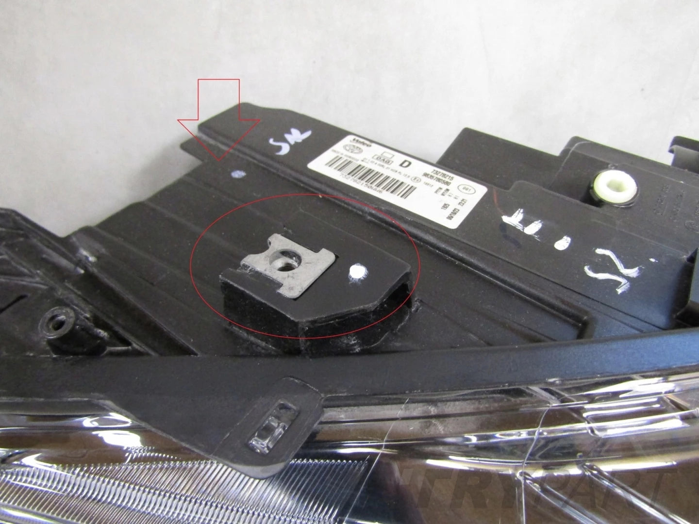 HEADLIGHT TOYOTA PROACE CITY STANDARD RH RIGHT 19- 9835780580