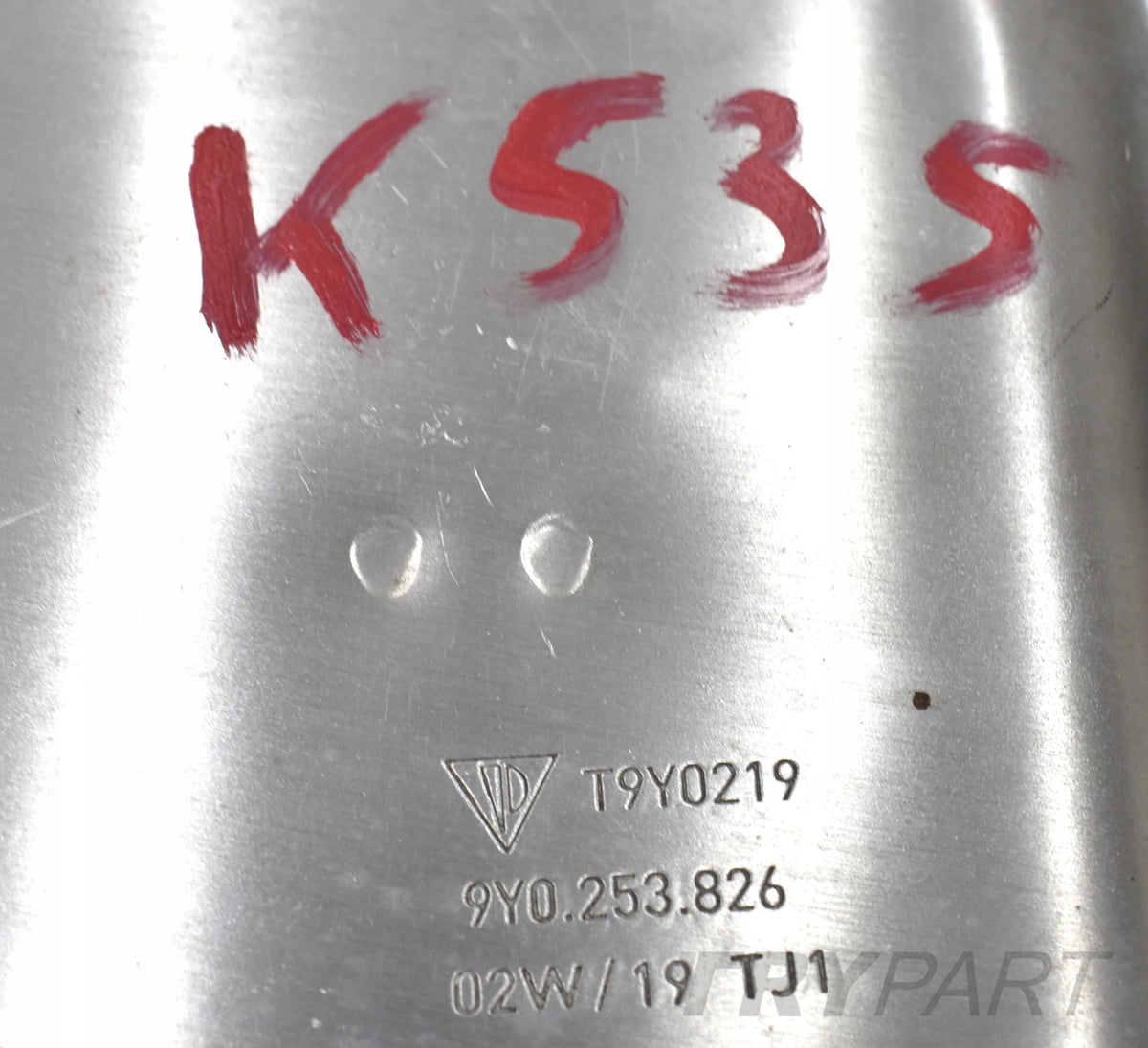 PORSCHE CAYENNE 9Y RIGHT EXHAUST TIP CHROME