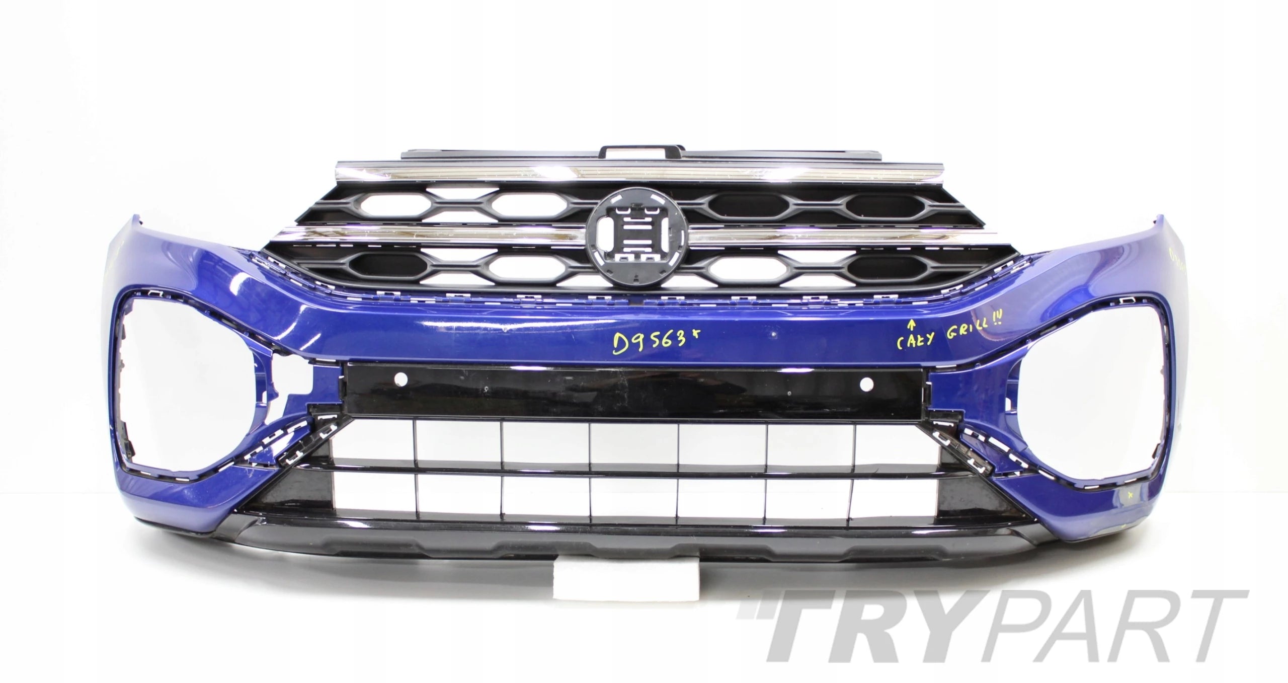 VW T-ROC 2GA Lift R-Line Front Bumper, Original + Grille + Lower Section