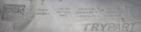 VW ARTEON 3G8 WINDSHIELD COWL FRONT ORE EU