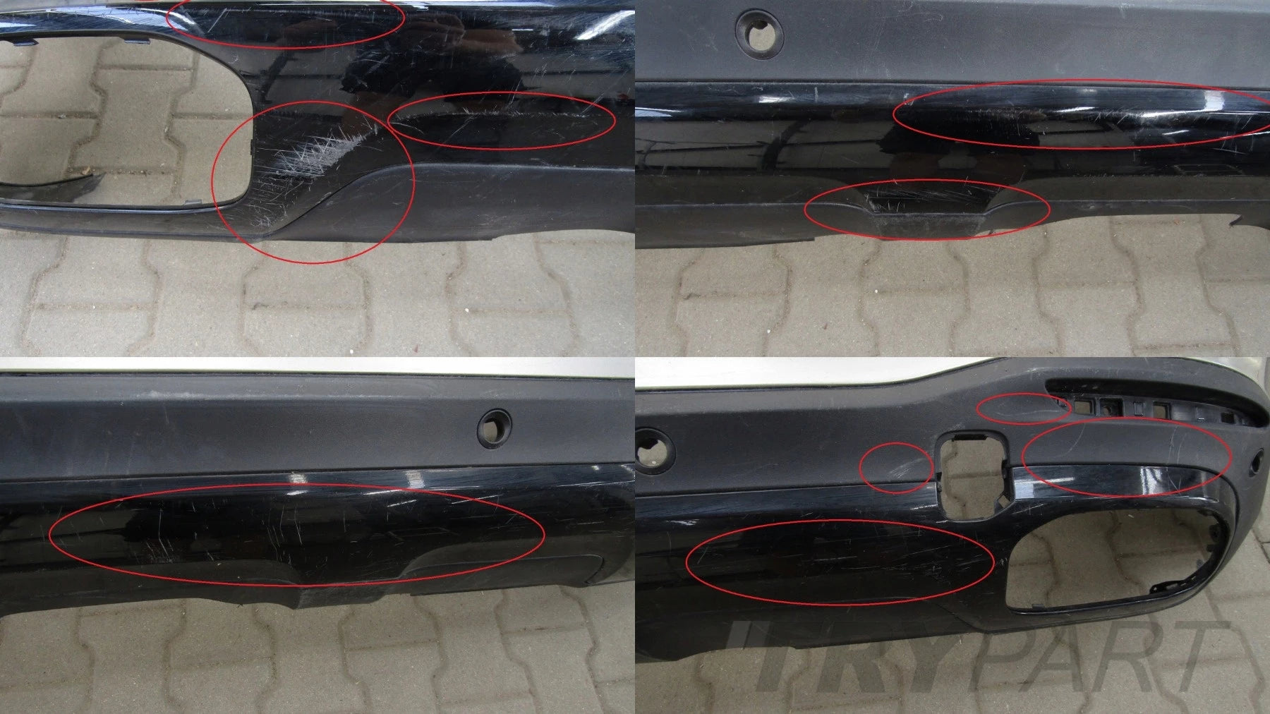 Rear Bumper MERCEDES GLE 167 AMG 18-
