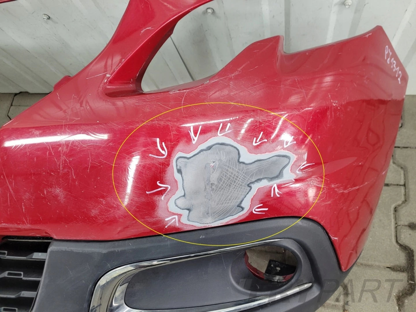Front Bumper Peugeot 2008 I 1 Facelift 16-19