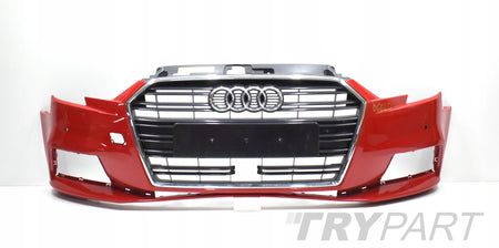 AUDI A3 8V 8V3 LIFT FRONT BUMPER ORG + FULL GRILLE