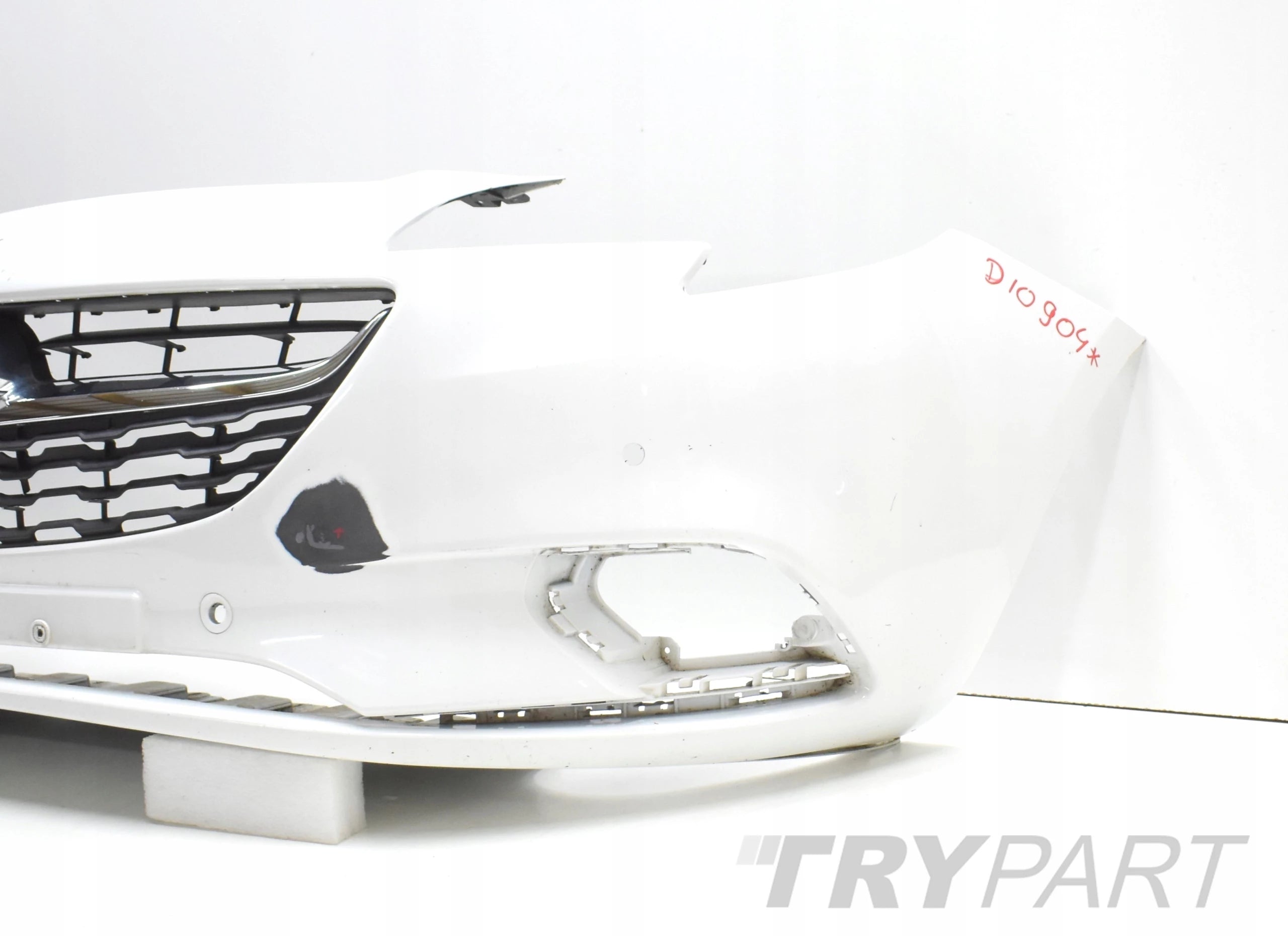 OPEL CORSA E FRONT BUMPER ORIGINAL + CHROME