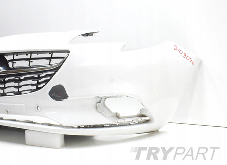 OPEL CORSA E FRONT BUMPER ORIGINAL + CHROME