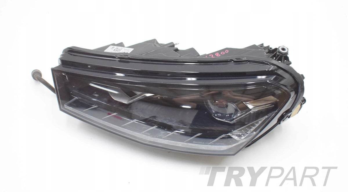 SKODA FABIA IV 6VB LEFT FRONT HEADLIGHT EU ORG CRYSTAL 6VB941015B