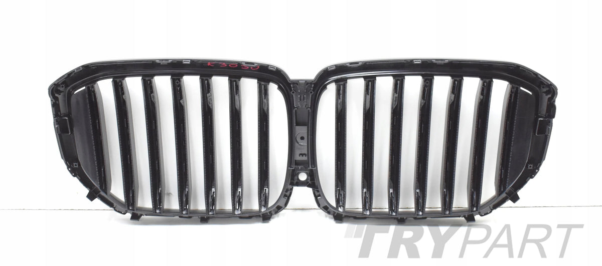 BMW G05 LIFT LCI Front Bumper Kidney Grille Grill, Genuine, New, Satin