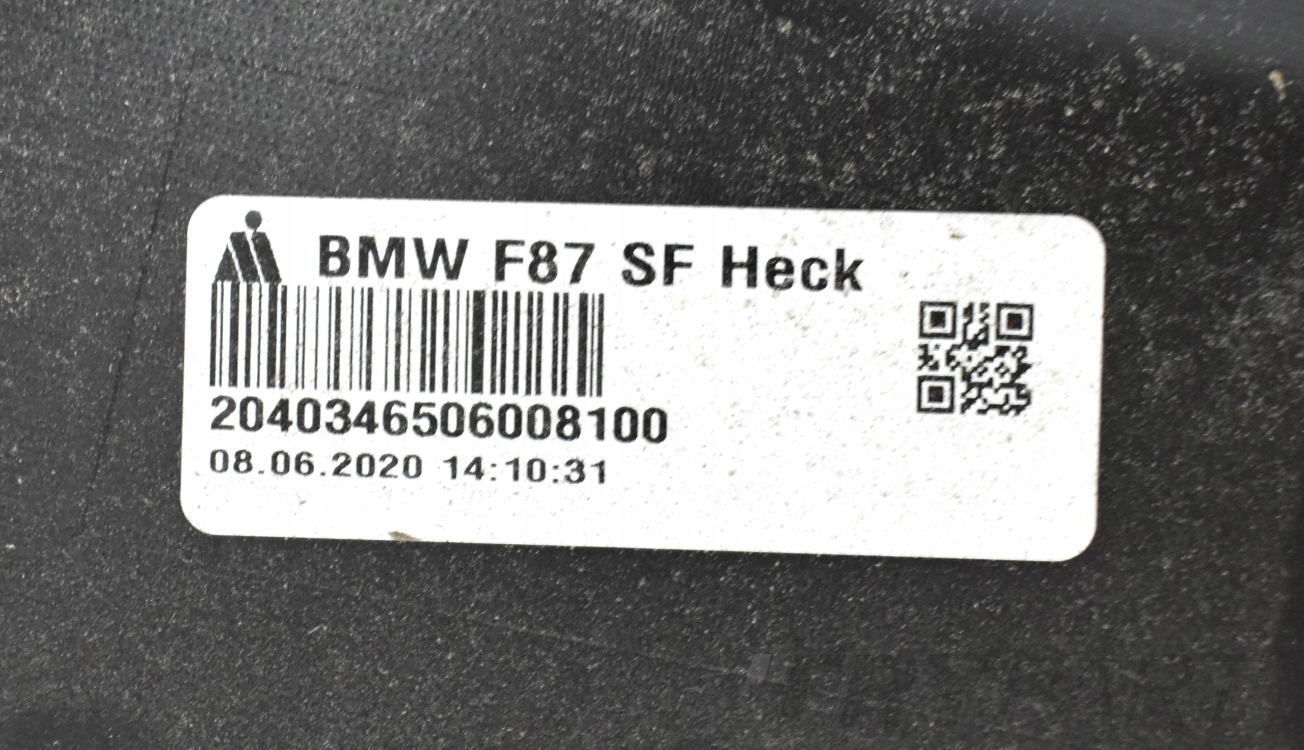 BMW M2 F87 M POWER REAR BUMPER ORG