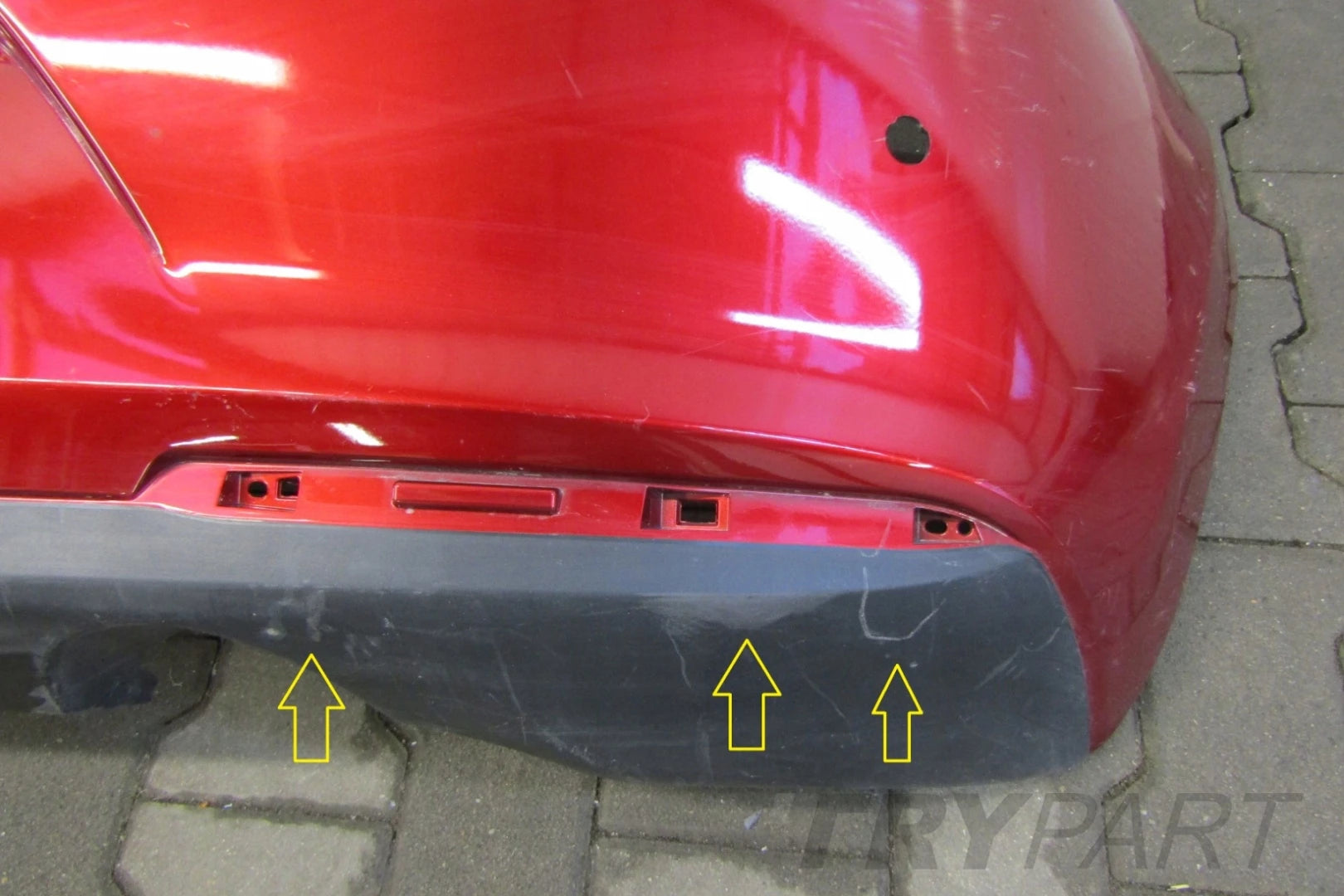 Rear Bumper Mazda 2 III Facelift HB 19-23