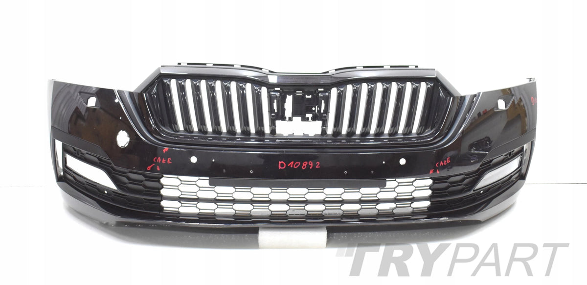 SKODA OCTAVIA IV 5E FRONT BUMPER ORG + GRILLES + GRILL + FOG LIGHT