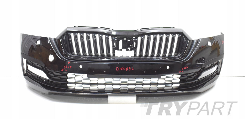SKODA OCTAVIA IV 5E FRONT BUMPER ORG + GRILLES + GRILL + FOG LIGHT