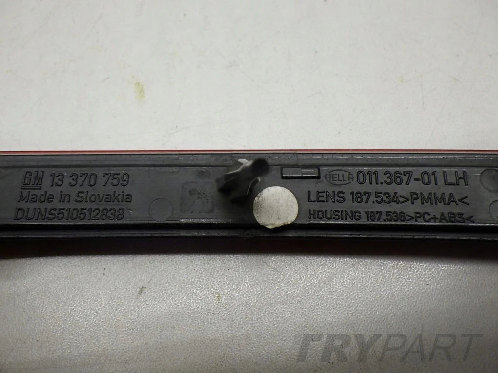OPEL ASTRA J IV 4 HB LIFT REAR REFLECTOR RIGHT LEFT