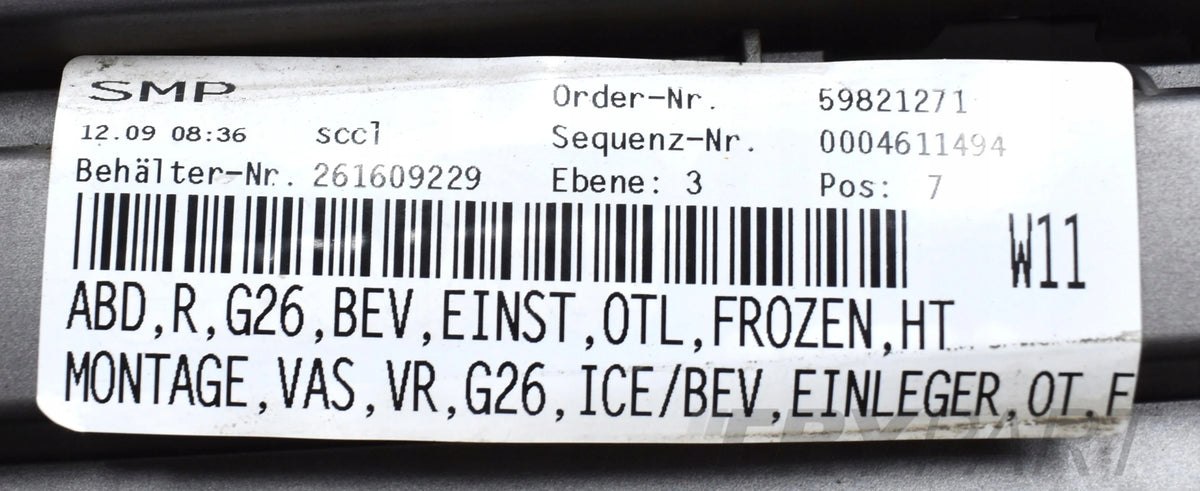 BMW 4 I4 G26 RIGHT SILL Moulding ORG