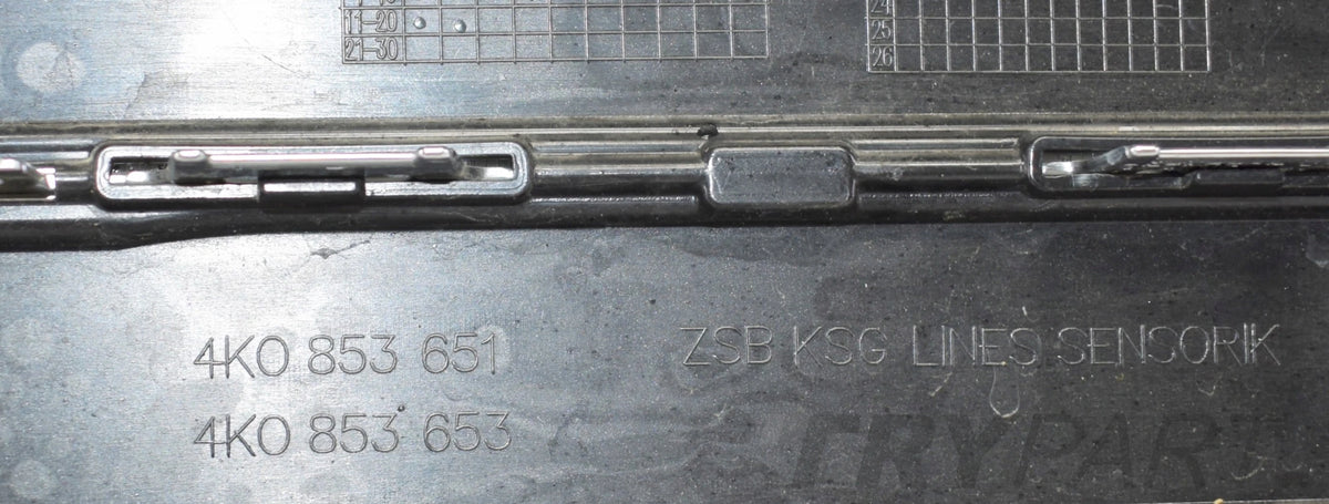 AUDI A6 C8 4K0 Grille Bumper Chrome Original 4K0853651